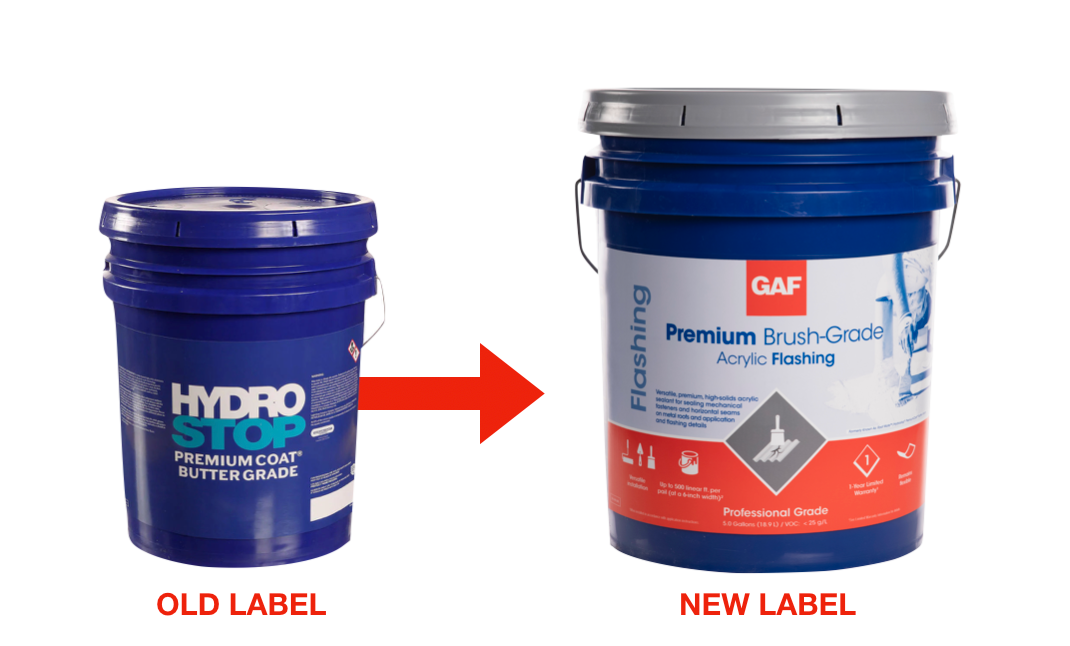 GAF Premium Brush-Grade Acrylic Flashing (Formally HydroStop® ButterGrade)